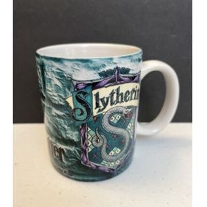Vintage 2000 Harry Potter and the Sorcerer's Stone Coffee Tea Mug Slytherin 12oz